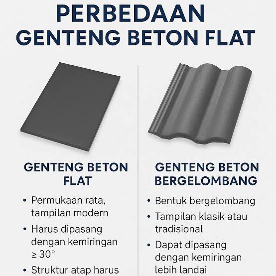 Perbedaan genteng